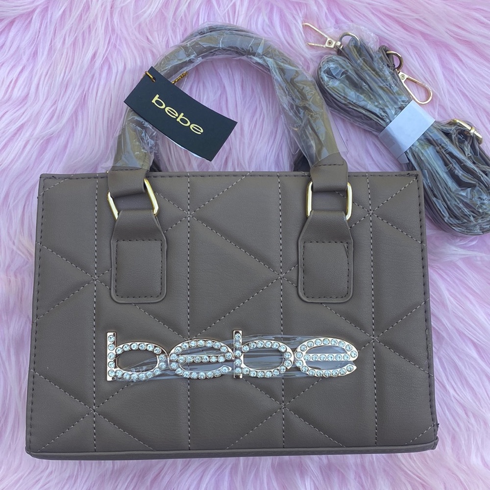Bebe Zaza small Top Handle Crossbody purse